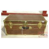 Brown Storage Trunk.  12"X30"X16".