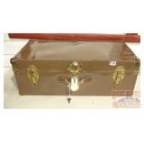 Brown Storage Trunk.  11"X31"X16".