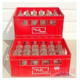 3 The Pop Shoppe Crates W/ Bottles.