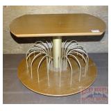 Stereo Stand W/ Record Holder Base.