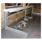 Aluminum Rack W/ Chain.