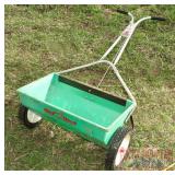 Red Devil Broadcast Fertilizer Spreader.