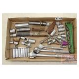 Assorted Ratchets, Sockets & More.