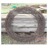 48" Roll of Barbed Wire.
