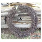 36" Roll of Barbed Wire.
