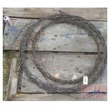 36" Roll of Barbed Wire.