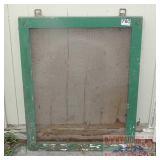 Vintage Window Screen. 26"X21".