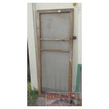 Vintage Window Screen.  57"X24"