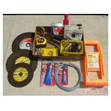 Tape Measure, Cut Off Blades, Panel Carrier & More