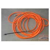 Orange Air Hose & Nozzle.