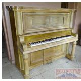 Vintage Wing & Son 1922 Model Upright Piano.