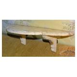 Vintage Painted Wall Shelf.