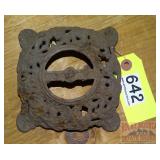 Antique Fancy Cast Iron Base.