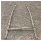 Super Cool Vintage Wooden Horse Harness.