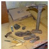 Cool Vintage Shoe Last & Cobblers Tools.