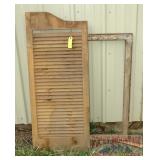 Vintage Shutter & Window Frame.