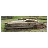 Assorted Railroad Ties & Lumber.