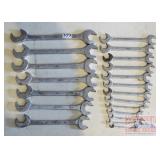 MAC 20 PC SAE Angle Head Open End Wrench Set.