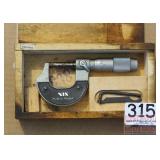 VIN Made in Poland Micrometer, 0-1" - .0001.