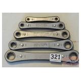 Craftsman 5 PC SAE Ratchet Wrench Set.