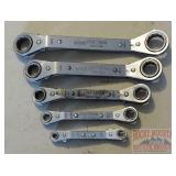 Craftsman 5 PC SAE Offset Ratchet Wrench Set.