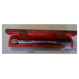 Snap-On 3/8" Torque Wrench in Case.