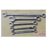 5 Snap-On SAE Small Combination Wrenches.