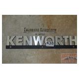 Kenworth Metal Emblem.