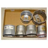6 Kastar 3/4" Drive Axle Nut Sockets.