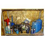 Kerosene Can, Oil Cans, Battery Cleaner & More.