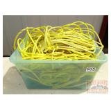 Assorted Nylon Rope in Storage Tub.