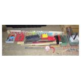 Tool Boxes, Handles, Dowels, Oil Pump & More.