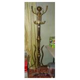 Brass Coat Tree.