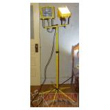 Double Work Light on Adjustable Tripod.