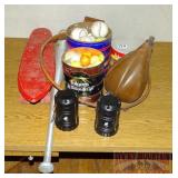 2 Battery Op Lanterns, Skate Board, Bat & More.