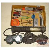 Drop Light, Hand Tools & More.