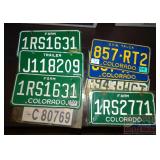 Asst. Colorado License Plates.
