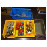 Bins W/ Terminals, Plugs & Hardware.