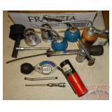 Oil Cans, Radiator Necks, Coolent Tester & More.