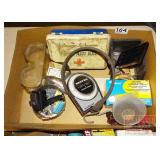 2 Flats W/ First Aid, String, Thread Sealer & More