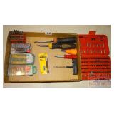 Snap-On & Other Screwdrivers & Bit Sets.