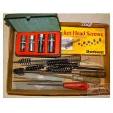 Brushes, Threader Sockets & Screws.