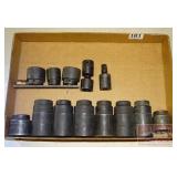 Asst. Snap-On 1/2" Impact Sockets.
