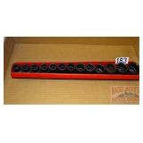 MAC 1/2" Metric Impact Sockets In Tray.