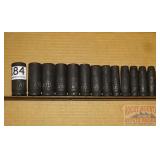 ATD 3/8 Metric Deep Impact Sockets.