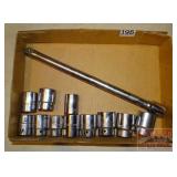 Asst. 1" Sockets & Extension.