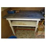 Vintage Zinc Top Table.