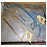 4 Assorted Hand Saws.