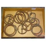 Assorted Vintage Rings & Buckles.