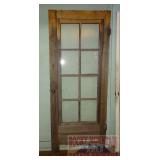 Neat Vintage 8 Pane Door.